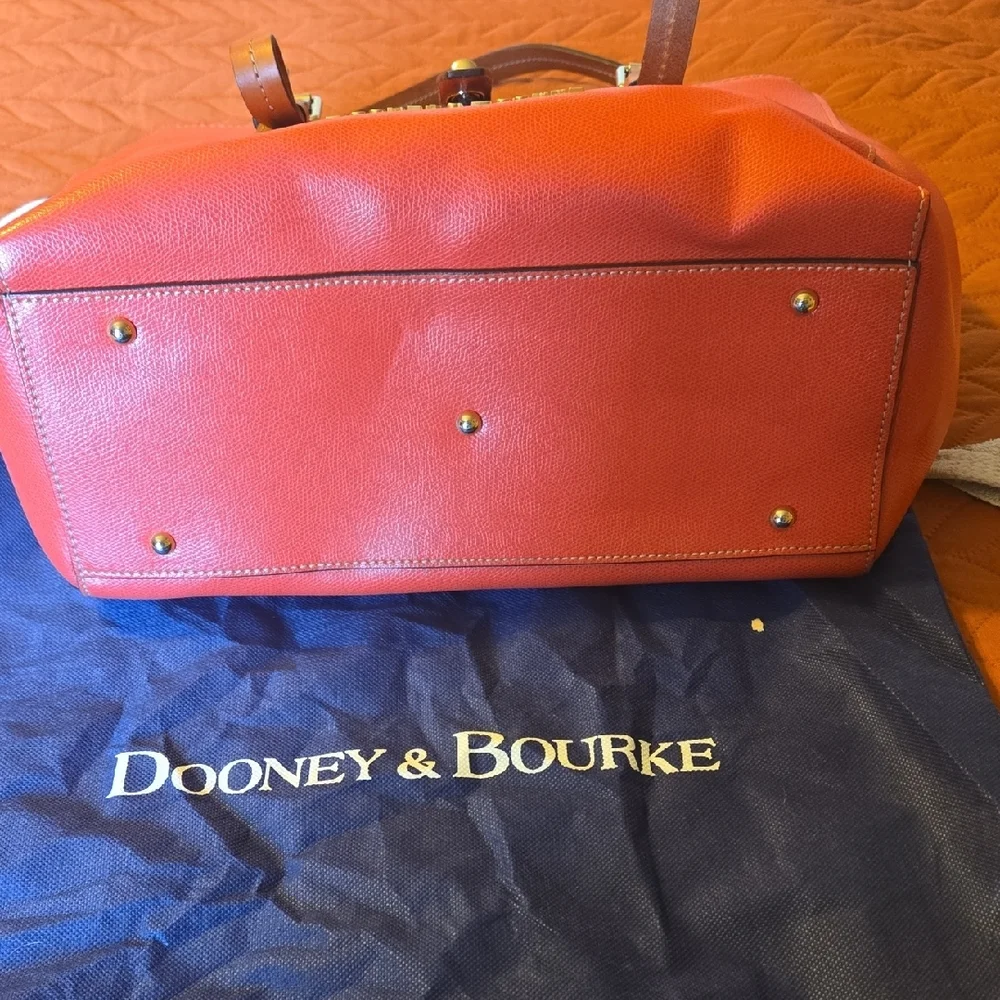 Dooney & Bourke Coral Leather Satchel - Picture 6 of 11